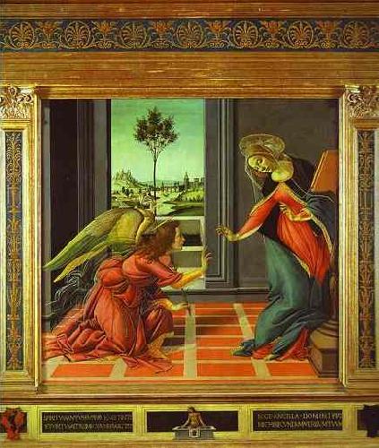 Sandro Botticelli Cestello Annunciation France oil painting art